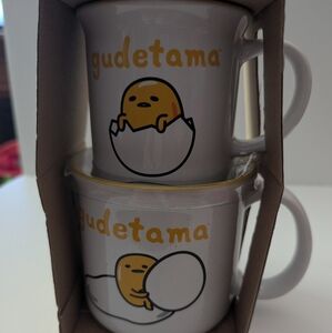 Gudetama Big And Little 2 Piece Mug Set